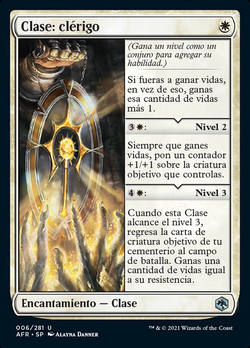 Clase: clérigo