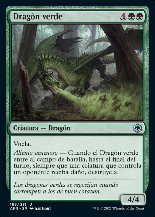 Dragón verde image