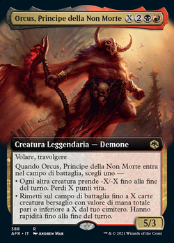 Orcus, Principe della Non Morte