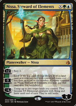 Nissa, Steward of Elements image
