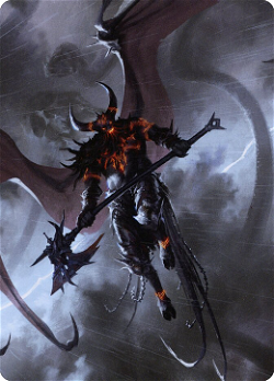 Burning-Rune Demon Card