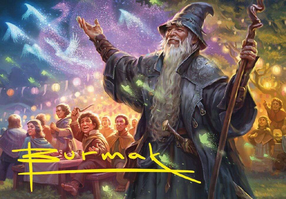 Gandalf, Friend of the Shire Card Crop image Wallpaper
