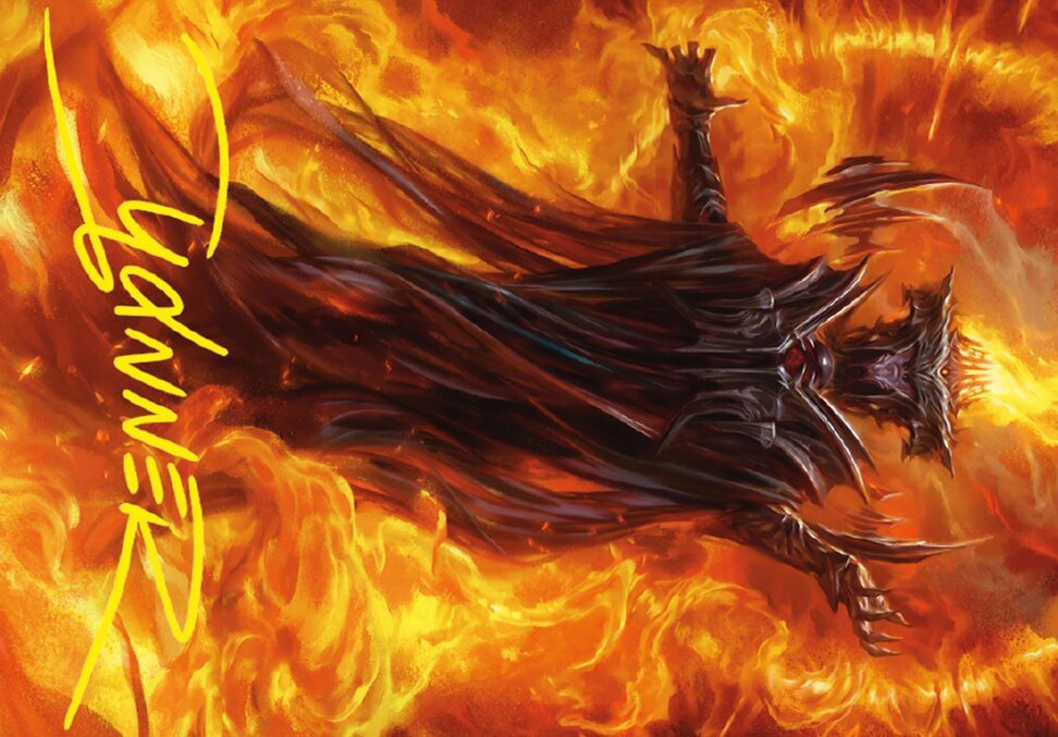 Sauron, the Dark Lord Card Crop image Wallpaper