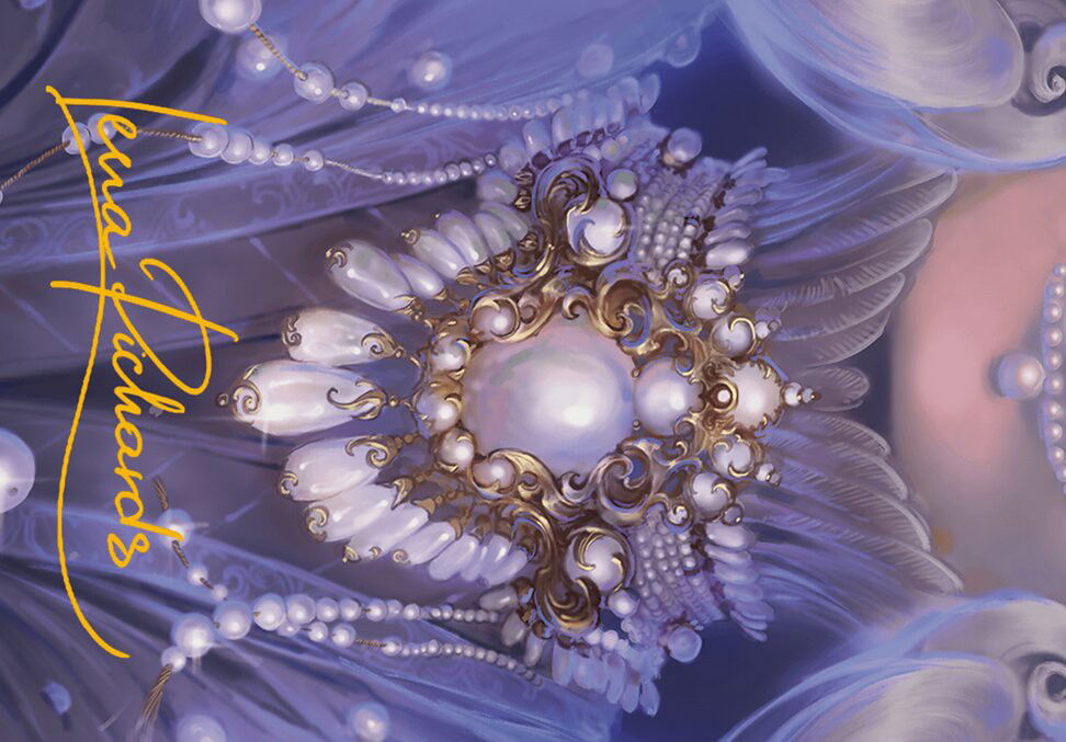 Pearl Medallion Card Crop image Wallpaper