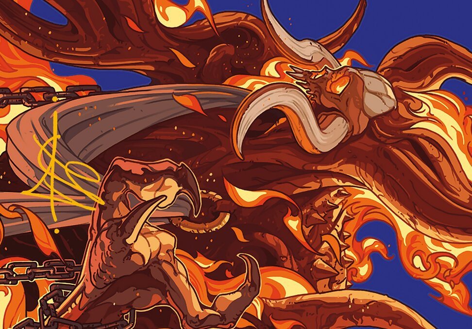 Phlage, Titan of Fire's Fury Card Crop image Wallpaper