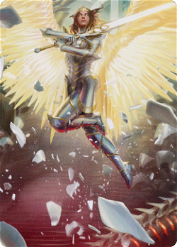 Sure! Here is the translation of Archangel Elspeth Card to Chinese: 大天使艾丝佩斯牌