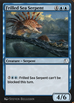 Serpent de mer à jabots