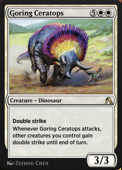 Durchbohrender Ceratops