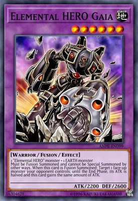 Elemental HERO Gaia | Yu-Gi-Oh TCG YGO Cards