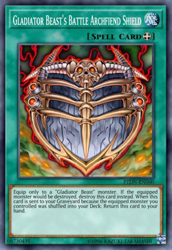 Gladiator Beast's Battle Archfiend Shield image