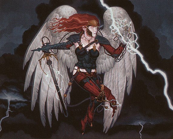 Lightning Angel Crop image Wallpaper