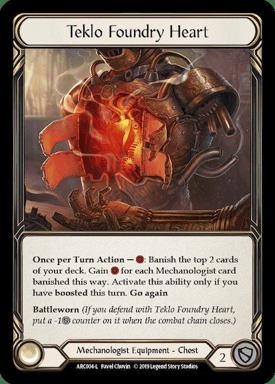 Teklo Foundry Heart | Flesh and Blood FAB Cards