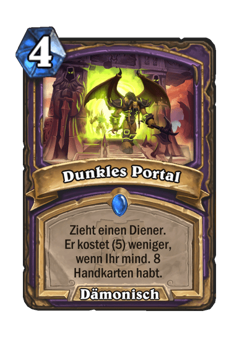 Dunkles Portal