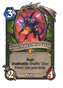 Zixor, Apex Predator