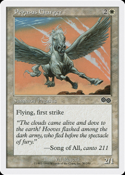 Anstürmender Pegasus