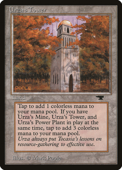 1x Urza's Tower V3 Chronicles MtG Magic Land Common 1 x1 Card Cards 