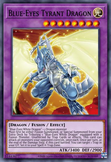 Blue-Eyes Tyrant Dragon Crop image Wallpaper