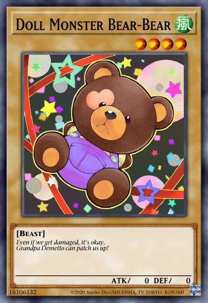 Doll Monster Bear-Bear Crop image Wallpaper