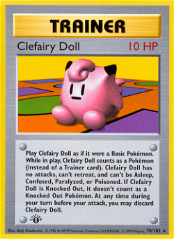 Clefairy Doll BS 70 image