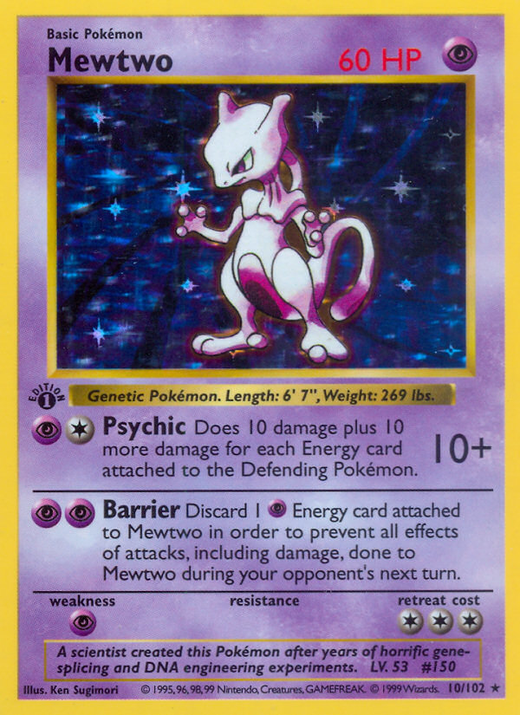 Mewtwo BS 10 Full hd image