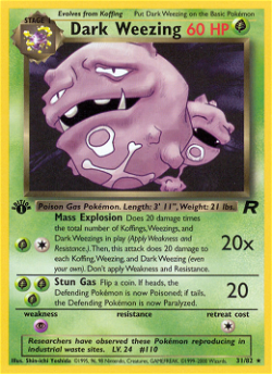 Weezing Oscuro TR 31