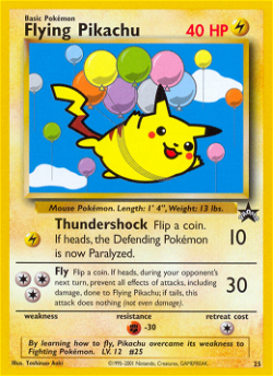 Flying Pikachu PR 25