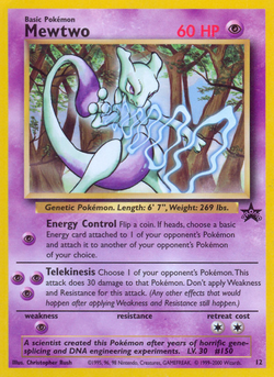 Mewtwo PR 12  Pokemon TCG POK Cards