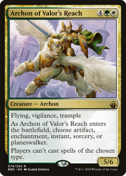 Arconte de Valor's Reach
