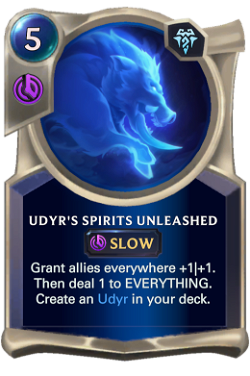 Udyr's Spirits Unleashed