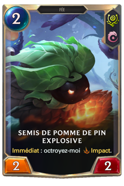 Semis de pomme de pin explosive image