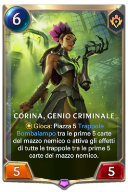 Corina, Genio criminale