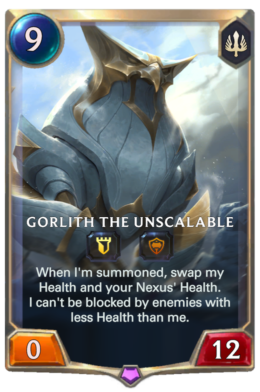 Gorlith the Unscalable | Legends of Runeterra LOR Cards