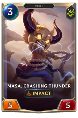 Masa, Crashing Thunder image