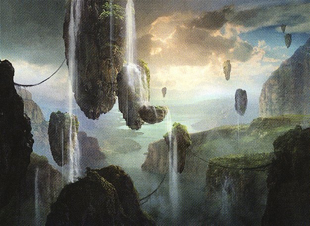Skyline Cascade Crop image Wallpaper