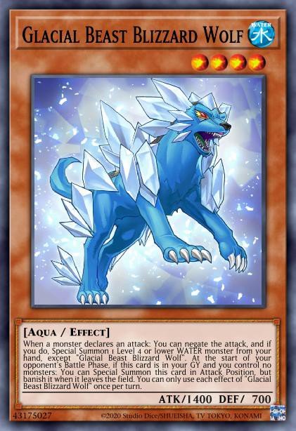 Glacial Beast Blizzard Wolf Crop image Wallpaper