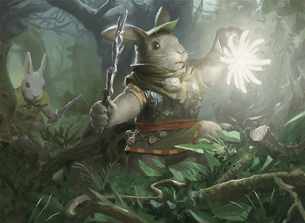 Intrepid Rabbit Crop image Wallpaper