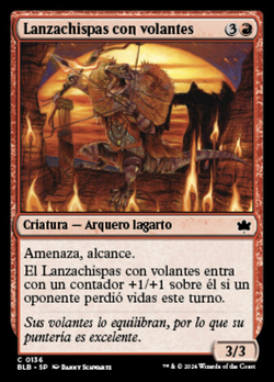 Lanzachispas con volantes