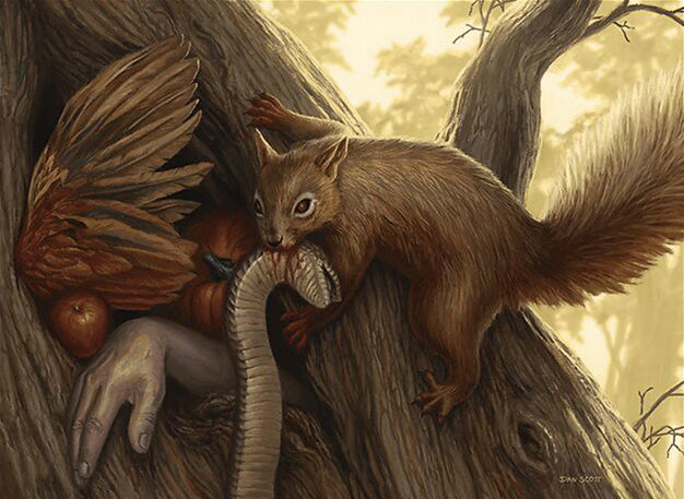 Ravenous Squirrel Crop image Wallpaper