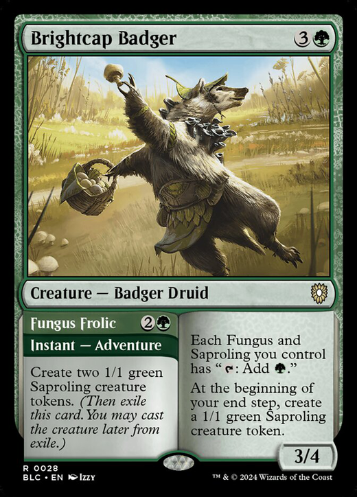 Brightcap Badger // Fungus Frolic Full hd image