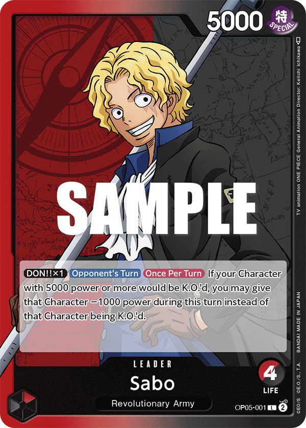 Sabo OP05-001 Crop image Wallpaper