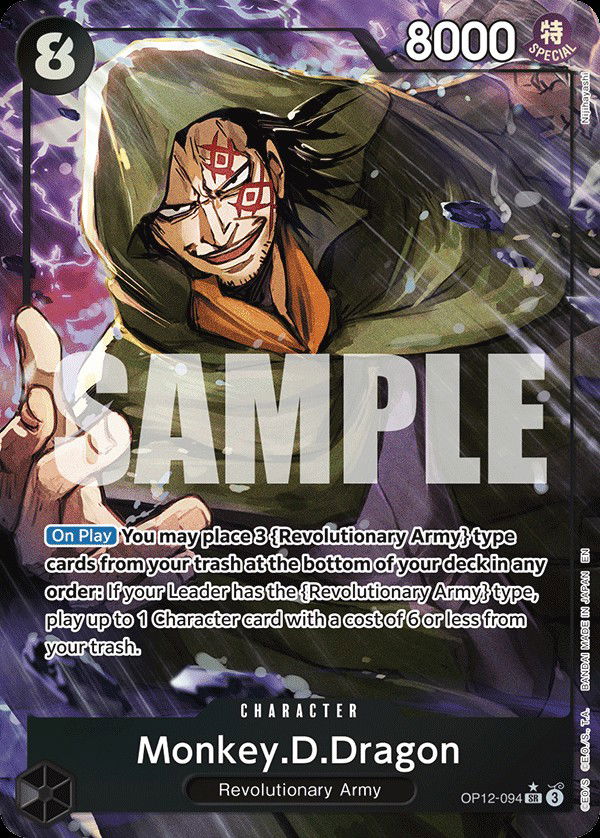Monkey.D.Dragon OP12-094 Crop image Wallpaper
