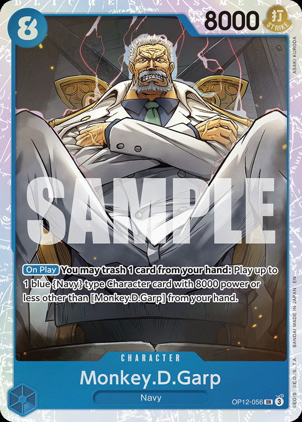 Monkey.D.Garp OP12-056 Crop image Wallpaper