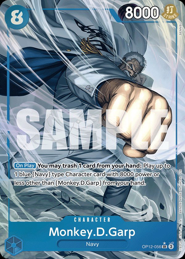 Monkey.D.Garp OP12-056 Crop image Wallpaper