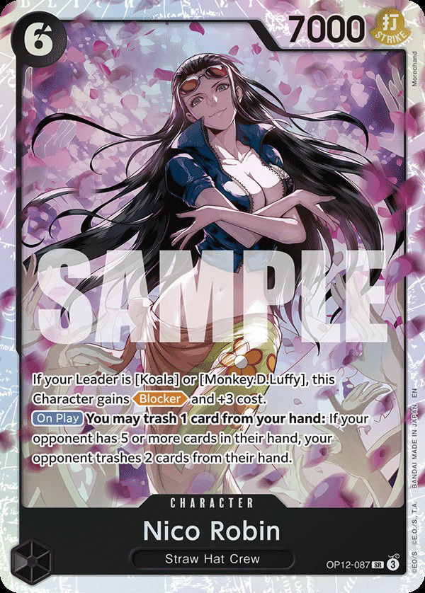 Nico Robin OP12-087 Crop image Wallpaper