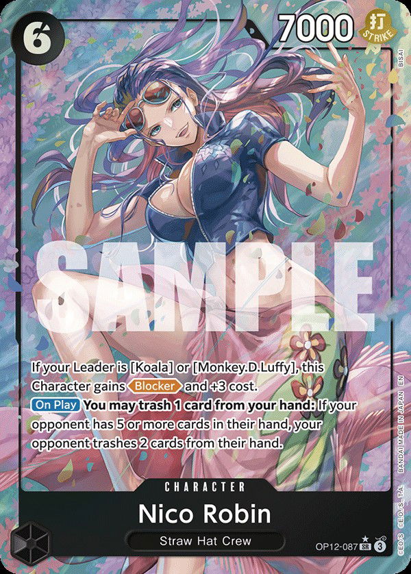 Nico Robin OP12-087 Crop image Wallpaper