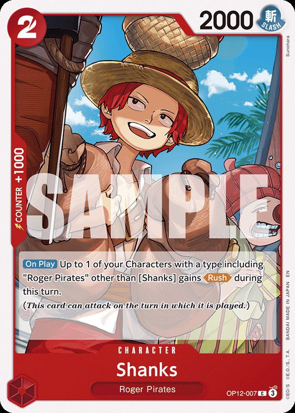 Shanks OP12-007 Crop image Wallpaper