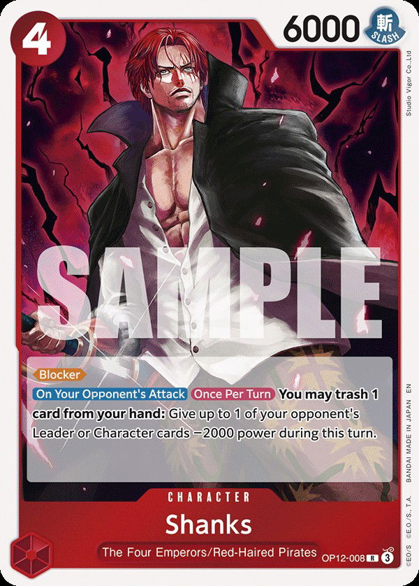 Shanks OP12-008 Crop image Wallpaper