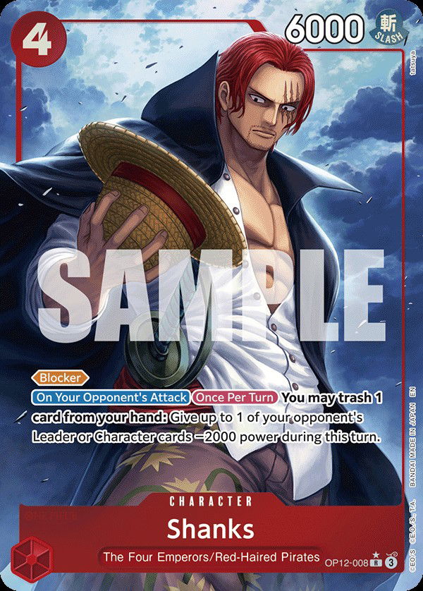 Shanks OP12-008 Crop image Wallpaper
