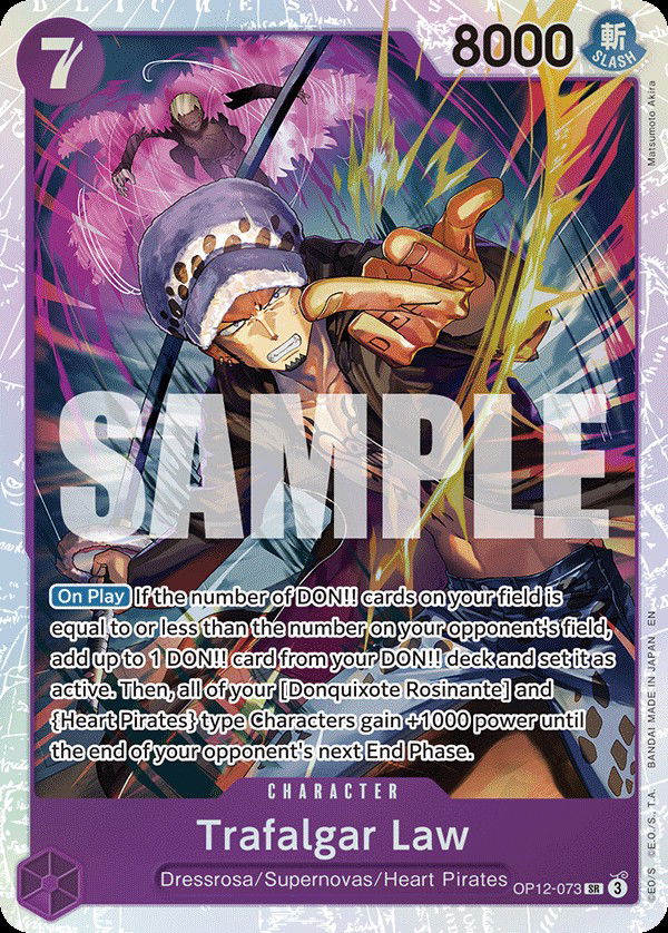 Trafalgar Law OP12-073 Crop image Wallpaper