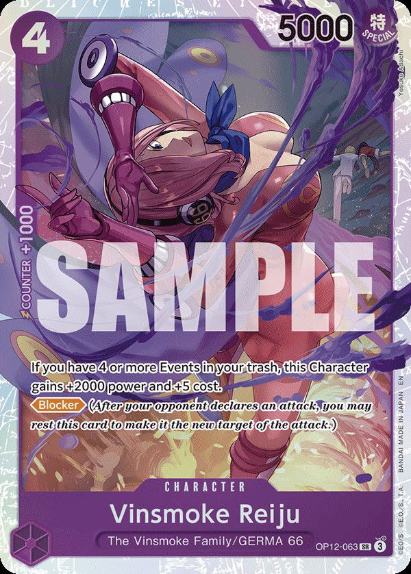 Vinsmoke Reiju OP12-063 Crop image Wallpaper